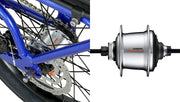 Young Electric E-Urban pro 500W Lightweight Folding eBike Shimano Nexus 7-Speed Internal Gear Hub